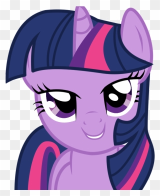 My Little Pony Twilight Sparkle Love Face Clipart