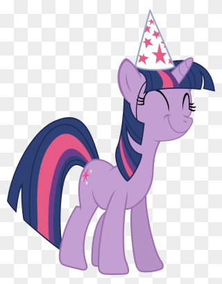 Clip Art Library Twilight In A Hat By Stricer On - My Little Pony Twilight Party - Png Download