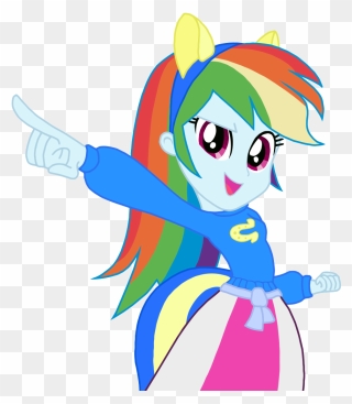 Mlp Equestria Girls Rainbow Dash Clipart