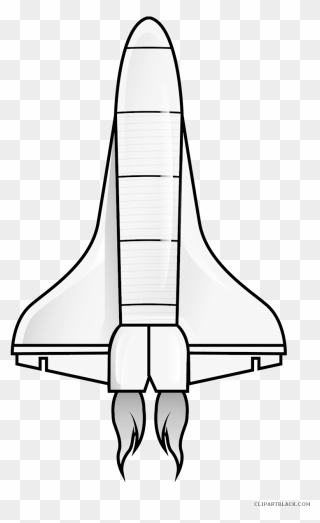Cartoon Space Shuttle Clipart - Transparent Background Space Shuttle Clipart - Png Download
