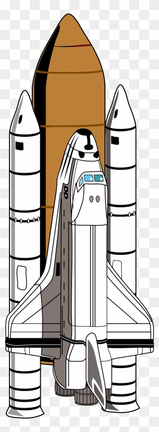 Space Shuttle Clipart - Uzay Mekiği Resmi Çizimi - Png Download