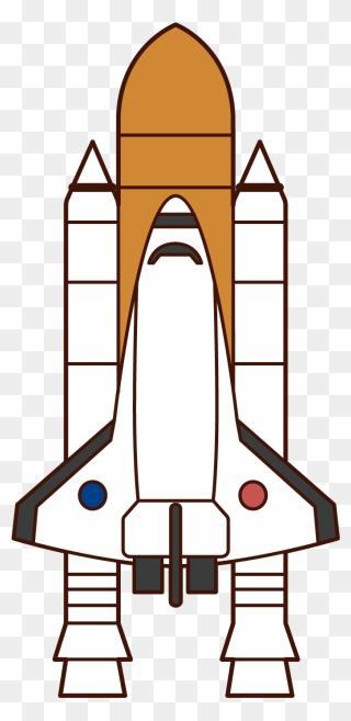 Illustration Of The Space Shuttle Clipart
