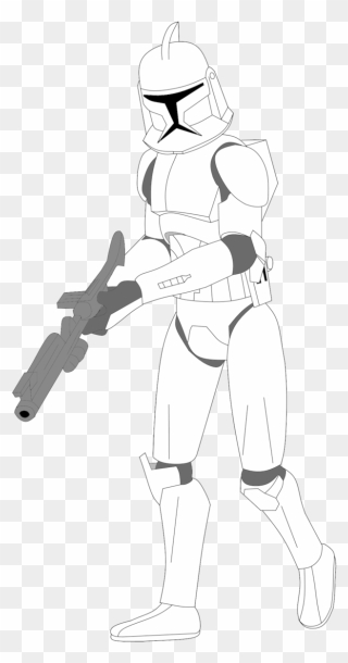 Star Wars Clone Wars Star Wars - Clone Trooper Clipart