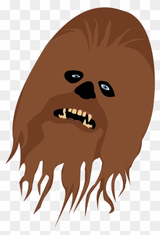 Chewbacca-face - Chewbacca Face Transparent Background Clipart