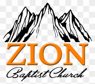 Zion Baptist Church - Illustration Clipart