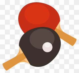 Table Tennis Rackets Clipart - Png Download