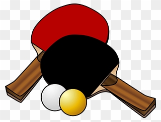 Table Tennis Sports Clipart - 無料 イラスト 卓球 - Png Download