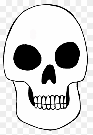 Transparent Realistic Skull Clipart - Day Of The Dead Blank Skulls - Png Download