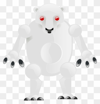 Transparent Blue Bear Clipart - Png Download