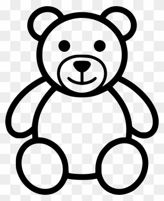 Clip Art Of Teddy Bear - Png Download