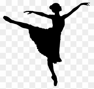 Ballet Dancer Silhouette Clip Art - Dance Clipart - Png Download