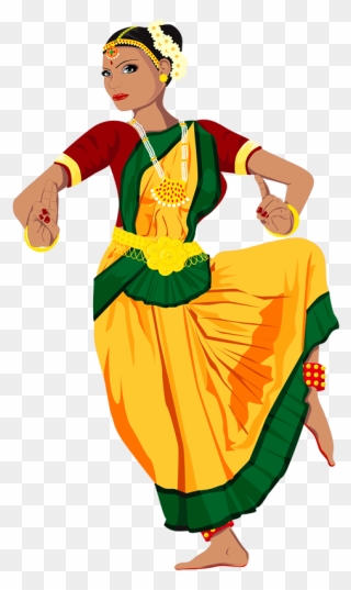 Indian Dance Clipart Png - Indian Dance Png Transparent Png