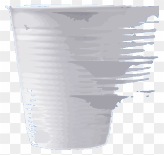 Plastic Cup Svg Clip Arts - Reflection - Png Download