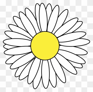 Svg Silhouette Daisy - Daisy Flower Drawing Png Clipart