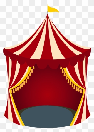 Circus Carpa Tent - Circus Clipart