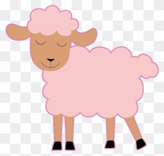 Sheep Clipart Pink - Imagenes De Carnero Animados - Png Download