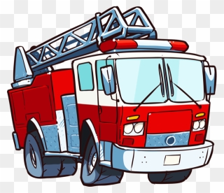 Fire Engine Firefighter Fire Department Car - Fire Truck Siluet Png Clipart