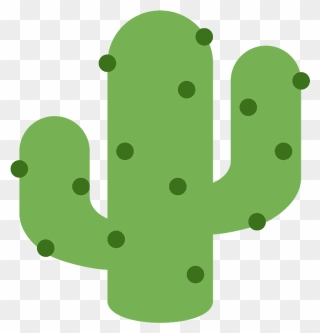 Kaktus Clipart - Cactus Emoji Png Transparent Png