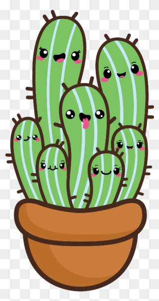 Transparent Cactus Png Tumblr - Kawaii Cactus Png Clipart