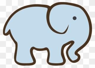 Clip Art Baby Elephant African Elephant Elephants Image - Cartoon Elephant Clipart - Png Download