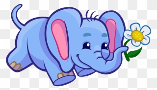 Elephant Clipart - Zoo Animals Clip Art - Png Download