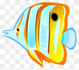 Ocean With Fish Clipart Tropical Fish - Exotic Fish Clip Art - Png Download