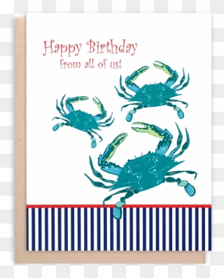 Happy Birthday Blue Crabs - Happy Birthday From Maryland Clipart