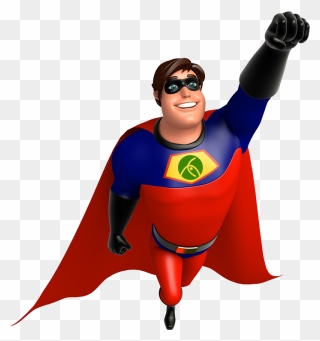 Superman Batman Illustration Superhero Image - Superman Flying Pose Clipart