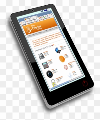 Mobile Freundliches Webdesign - Smartphone Clipart