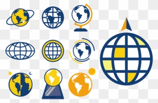 Globe Icon Png Red Clipart
