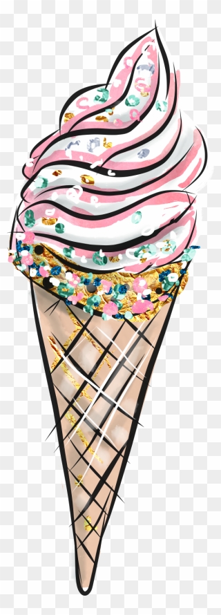 Soft Serve Ice Creams Clipart
