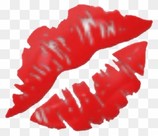 Transparent Kiss Mark Clipart - Emoji Kiss - Png Download