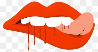 Lips Art Painting Free Photo - Mouth Graffiti Png Clipart