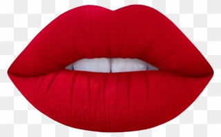 Red Lips Png Pic Background - Lipstick Clipart