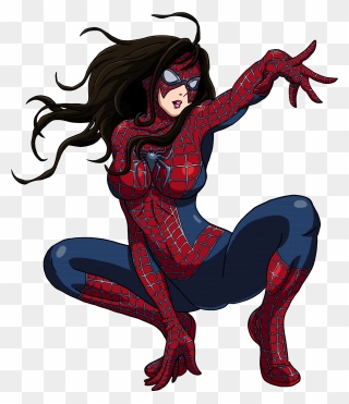 Spider-woman Png Pic - Spider Girl Spider Woman Clipart