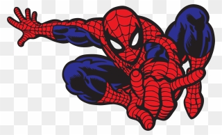 Spider Man Clipart Printable - Spider Man Cartoon Hd - Png Download