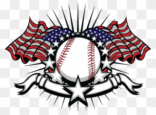 Independence Day Vector Graphics Baseball Clip Art - Baseball 4th Of July - Png Download