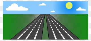 Highway Clipart - Png Download