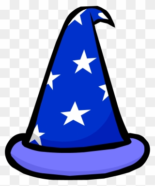 Hat Magician Cap Clip Art - Wizard Hat Transparent Background - Png Download
