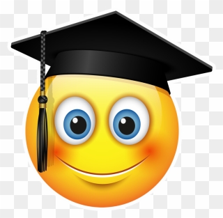 Emoji Clipart Graduation - Graduation Emoji - Png Download