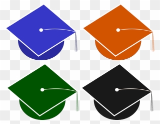 Hat, Graduation, School, Cap, Collage, Student - Tassel Clipart - Png Download