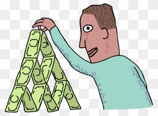 Transparent Cartoon Dollar Bill Clipart - Illustration - Png Download