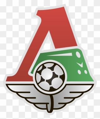 Emblem Of The Football Club Lokomotiv Moscow - Lokomotiv Moscow Logo Png Clipart