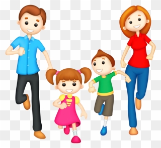 Mother Clipart Father Child, Mother Father Child Transparent - Family Clipart - Png Download