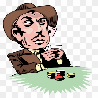 Transparent Gambling Clipart - Old West Gambler Look Alike - Png Download