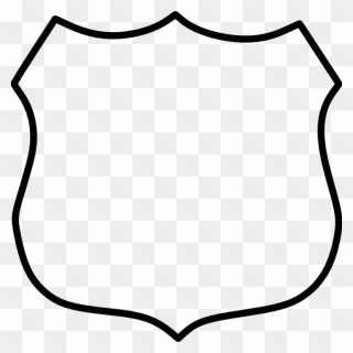 Police Badge Clipart Police Shield Clip Art At Clker - Police Badge Outline Vector - Png Download