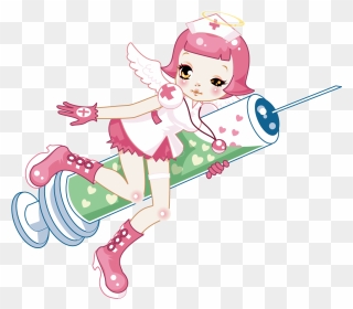 Syringe Clipart Hospital Nurse - Png Download