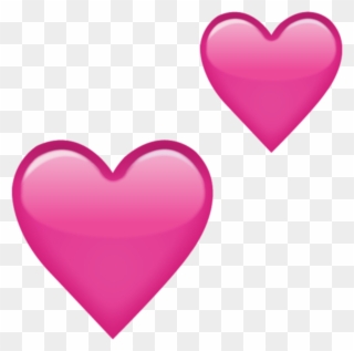 Download Two Pink Hearts Emoji Icon Emoji Island Wish - Pink Heart Emoji Png Clipart