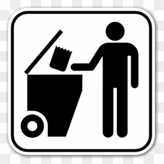 Boy Picking Up Trash Vector Can Stock Photo - Waste Clipart - Png Download