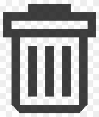 Open - Trash Ui Icon Png Clipart